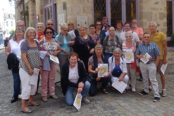 Photo de groupe du bureau de l'Association du Nort Bridge Club de Nort Sur Erdre